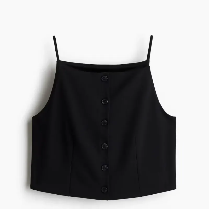 Top abotonado H&M
