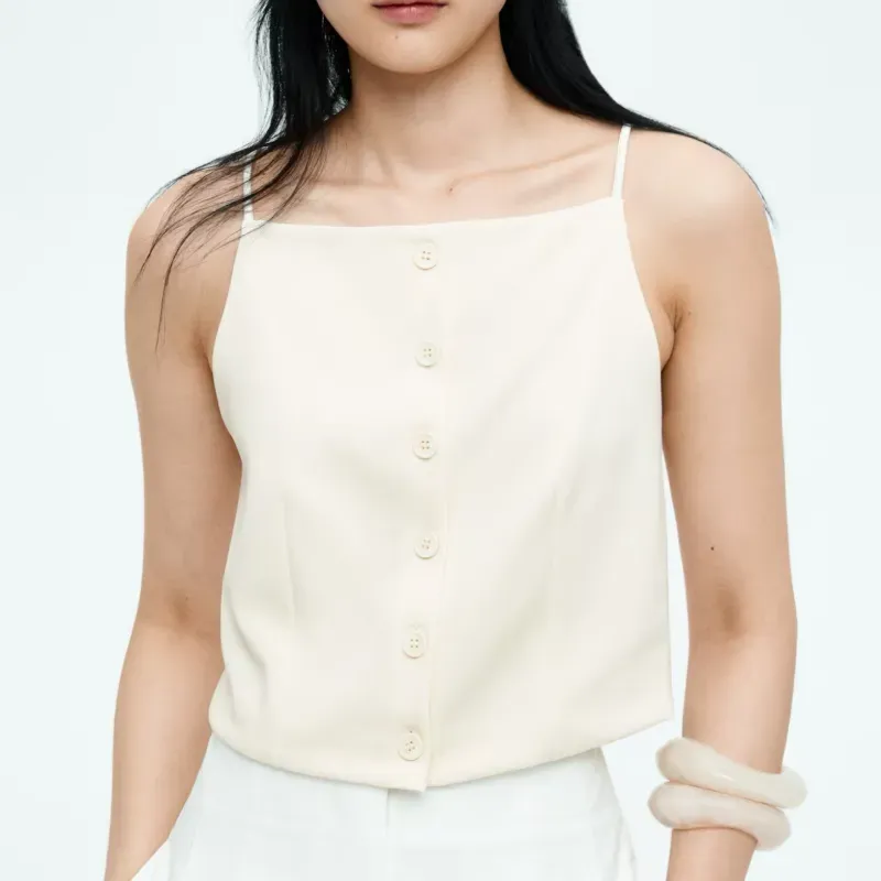 Top abotonado H&M