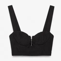 Top negro Zara