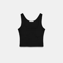 Top negro ZARA Tallas- S/M/L