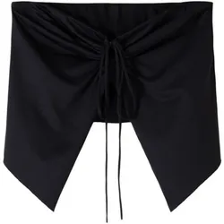 Tops negros bershka