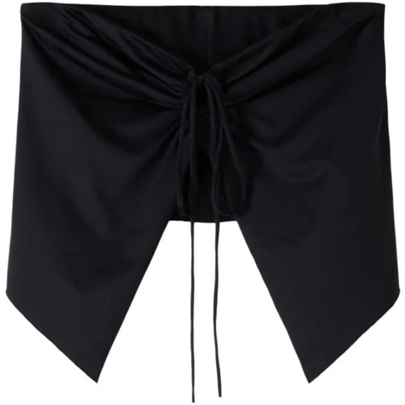Tops negros bershka