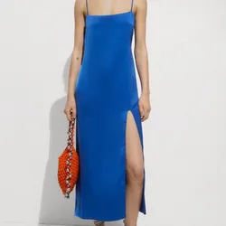 Vestido Azul Eléctrico MNG