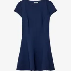 Vestido azul marino Stradivarius talla S