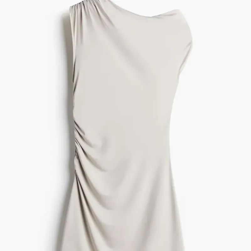 Vestido basico H&M de hombro caido