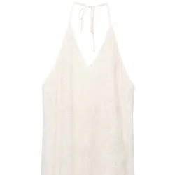 Vestido blanco pull&bear