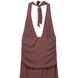 Vestido de lunares pull&bear