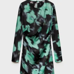 Vestido de mangas largas MNG talla S