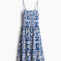 Vestido de tirantes estampado H&M Talla- XS