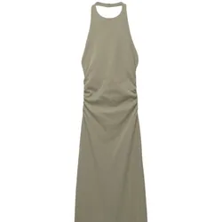 Vestido largo espalda afuera pull&bear