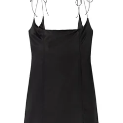 Vestido negro ajustado bershka