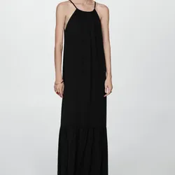 Vestido Negro con Vuelo abajo MNG