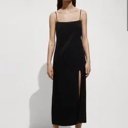 Vestido Negro Recto MNG