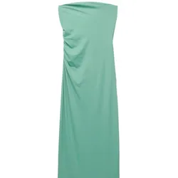 Vestido verde pull&bear