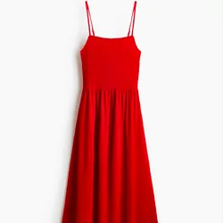 Vestido rojo de tirantes H&M Talla-S