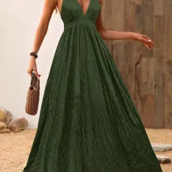 Vestido Verde Olivo