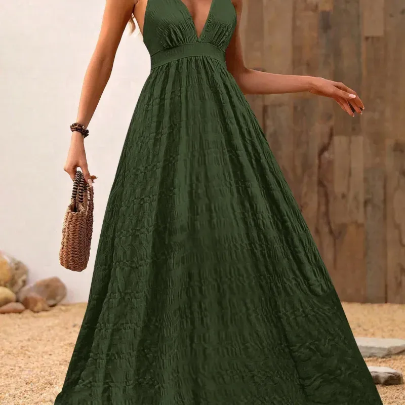 Vestido Verde Olivo