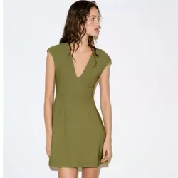 Vestido verde ZARA Tallas- S/M