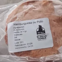 Hamburguesas de pollo