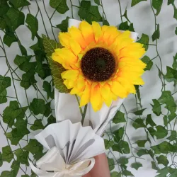 Girasol solitario