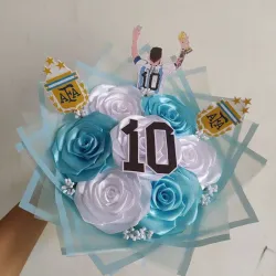 Ramos de rosas eternas (Messi