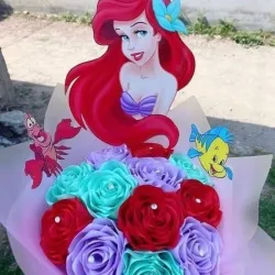 Ramos de rosas eternas (Sirenita Ariel)