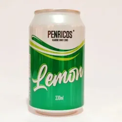 Refresco gaseado de lata limón