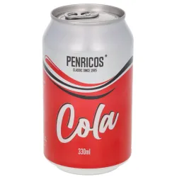Refresco gaseado de lata sabor cola