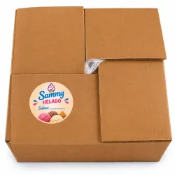 Tinas de helado 4litros sabor variado