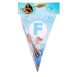 Banderín artesanal Moana Felicidades