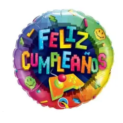 Globo metálico Feliz Cumpleaños 18"