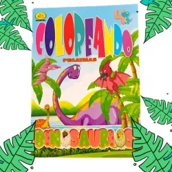 Libro Coloreando (dinosaurios)