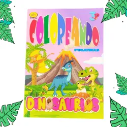 Libro Coloreando (dinosaurios)
