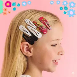 Set de 8 hebillas TIC TAC