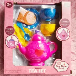 Set de té con luces y música