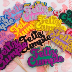 Topper de Foamy Feliz Cumple