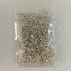 Balines plateados de 2 mm