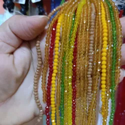 Cristal, dona de 3mm colores disponibles 