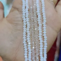 Cristal, dona de 3mm blanco