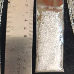 Chaquira calibrada de 2 mm transparente 