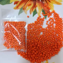 Chaquirón 🧡 naranja de 4 mm 