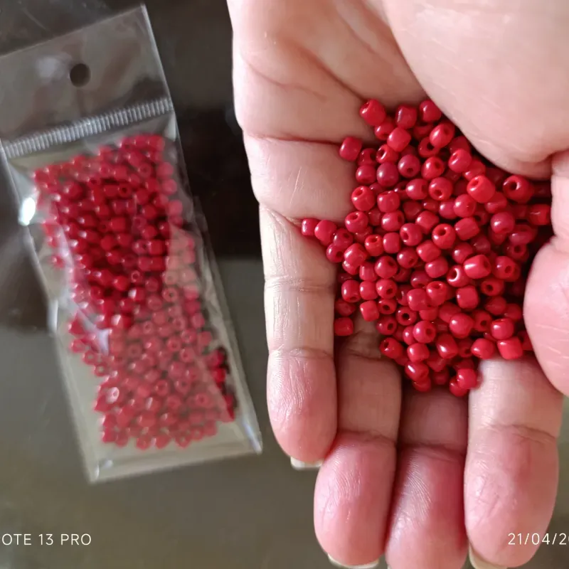 Chaquirón rojo ❤️ de 4 mm 
