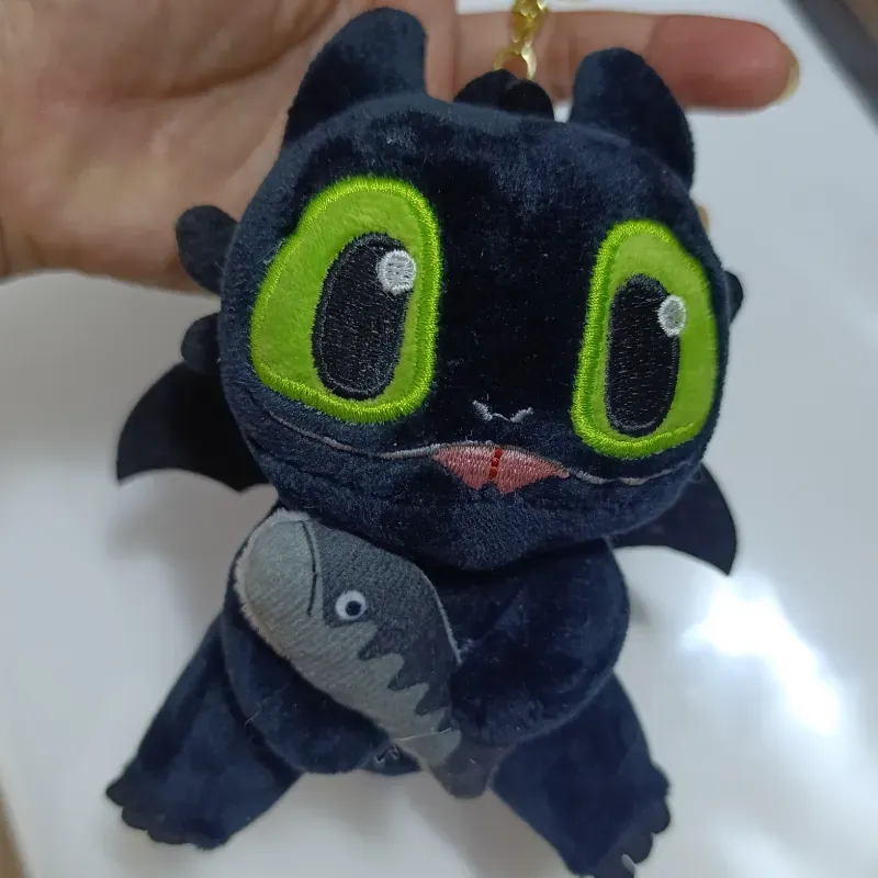 Chimuelo bebé – Mini peluche llavero 🖤💚