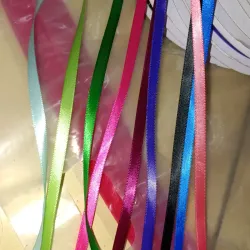 Cinta de satín de 0.5 cm de ancho