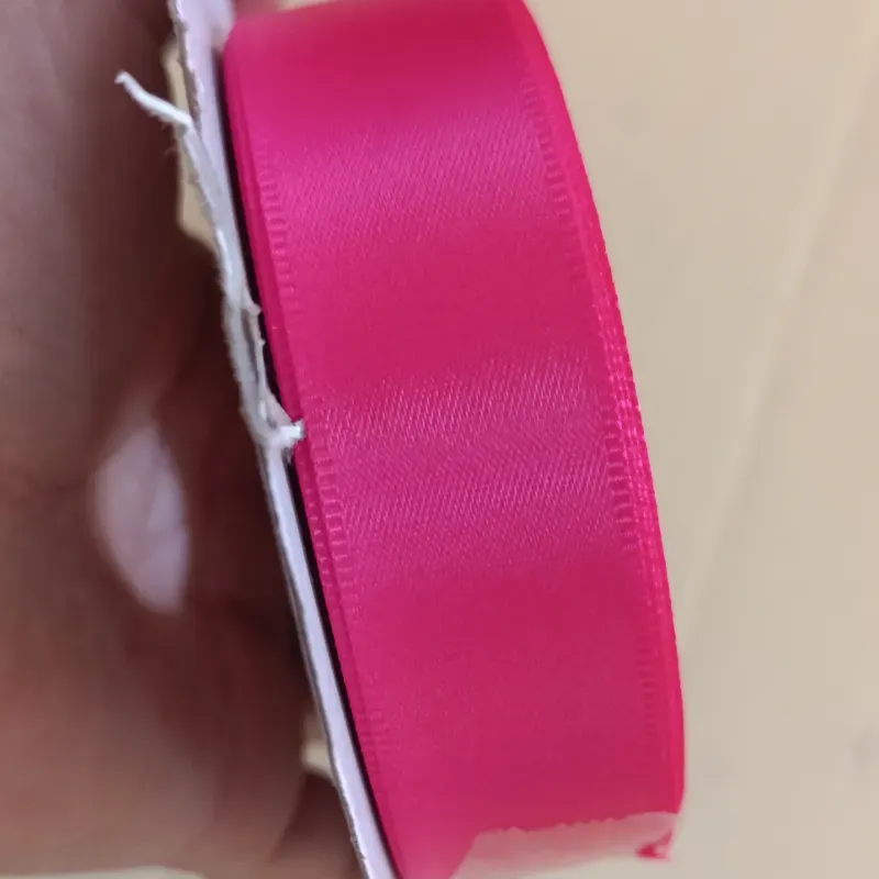 Cinta de satín rosado- 2.2 cm de ancho