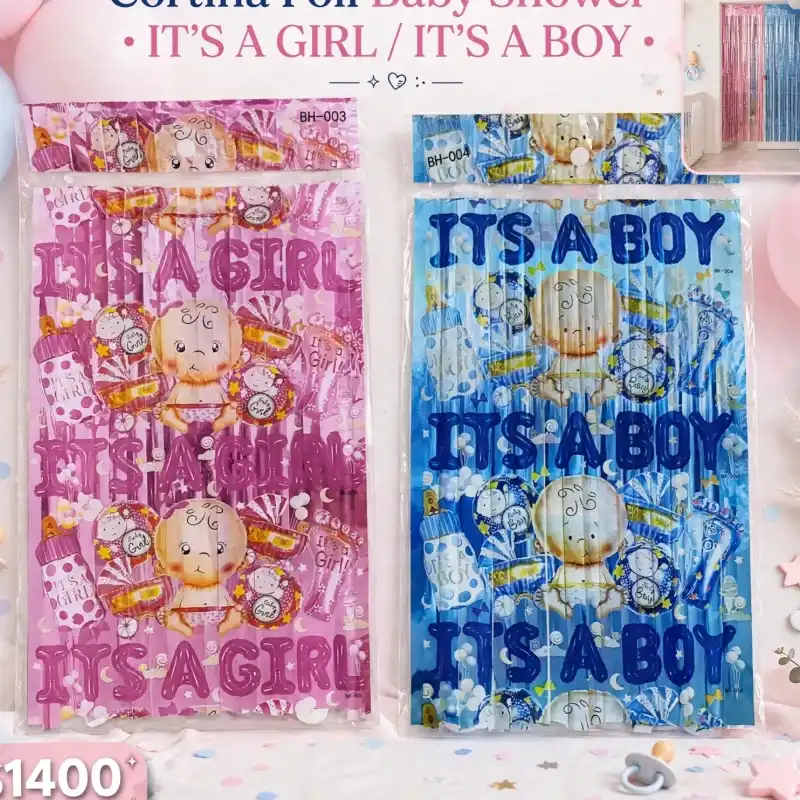 Cortinas para fiesta de Baby Shower