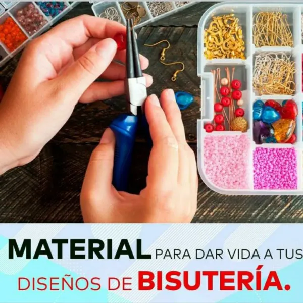 Venta de materiales para la creación de diferentes manualidades para bisutería y otras artesanías.