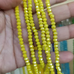 Cristal amarillo tornasol de 4 mm