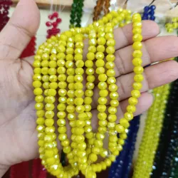 Cristal de 6 mm amarillo fuerte tornasol 
