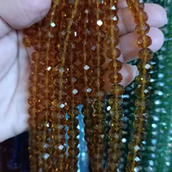 Cristal de 8mm color carmelita claro 